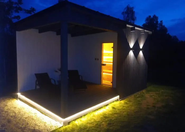 Na Kaszubach, Borowy Mlyn, Jezioro Gwiazda, Sauna, 2 Semesterbostad